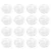 sourcing map 4-Inch 16Pcs Wool Polishing Pad Hook and Loop