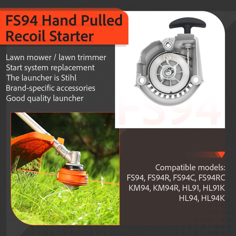 4149 190 4001 Recoil Starter Assembly Fits Stihl FS94 FS94R