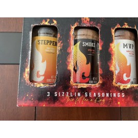 AC Barbeque 3 pack 5.5 oz The MVP, Lemon Stepper and Midnight smoke seasoning