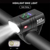 Bicycle Front Back Light USB Rechargable Bike Lamp Set Adjustable