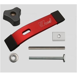 CarAngels T-Slot Rail Hold Down Clamp Miter Truck Clamp Easy Installation Table Saw Accessories (Red)