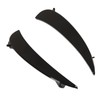 Gloss Black Front Bumper Fog Grille Air Vent Trims Replacement