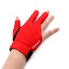 Black Scorpion CUESOUL Right Hand Billiard Gloves 3 Finger Cutting