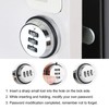 Pack of 2 Cam Lock, Password Drawer Lock, Digit Code
