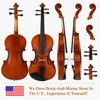 PHOENIX PHOENIX Violin 4/4 Full Size Kit, Violin Fiddle Set