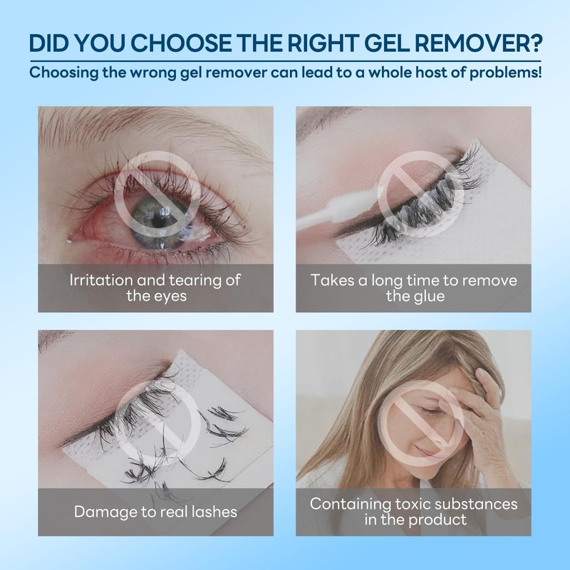 Lash Extensions Remover Cream 10g Eyelash Remover Unscented Low Irritation