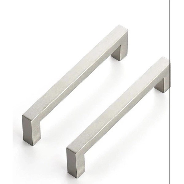 Ravinte 30 Pack 5 Inch Brushed Nickel Cabinet Pulls Square