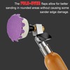 MAXMAN 3 Inch Sanding Discs 50Pcs, Wet Dry Hook and