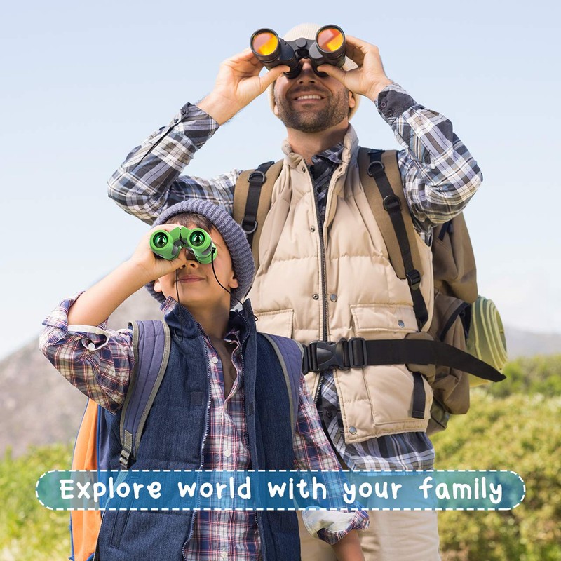 LetsGO toyz 2020 Binoculars for Children, 8 x 21, Christmas