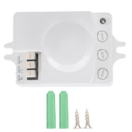 5.8GHz Smart Microwave Radar Sensor Light Switch Adjustable Knob Indoor Stairway Body Motion Detector