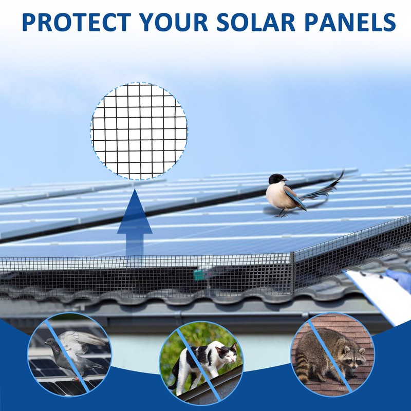6in X 100ft Solar Panel Bird Guard 1/2 Inch Wire