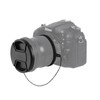 ZZJMCH 2 Pack 55mm Center Pinch Front Lens Cap, Extra