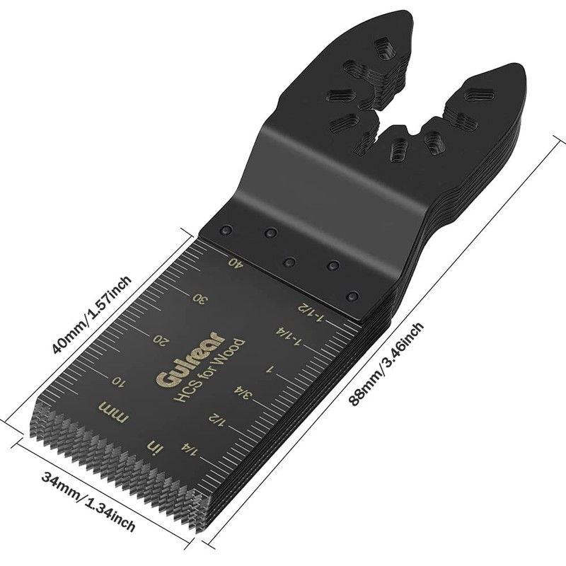 100Pcs Universal Oscillating Tool Oscillating Saw Blades,Oscillating Multitool Blades,Multi Tool