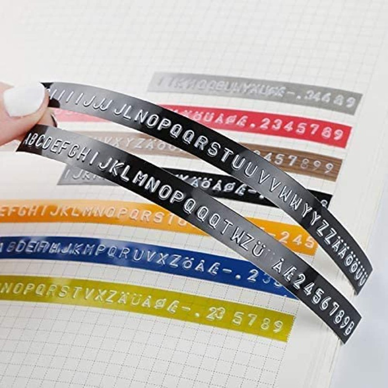 Embossing Label Maker Machine with Tape Portable 3D Mini Label