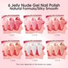 ROSALIND Jelly Gel Polish Set with Matte and Glitter Gel