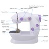 Mini Sewing Machine, Portable Sewing Machine with Light, Low Noise