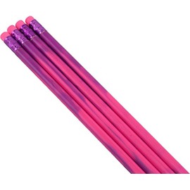 Mood Pencil (Heat Activated Color Changing Pencils) (Thermochromic) (Tested Non Toxic) (Latex Free Eraser) (Box of 144) (Purple to Neon Pink, 144)