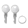 INTHVKIL B01 Keys(2 pcs) for Husky Tool Box & Hudson