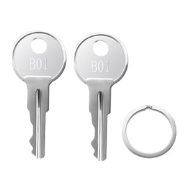 INTHVKIL B01 Keys(2 pcs) for Husky Tool Box & Hudson Dewalt Home Depot Toolboxes, Tool Box Replacement Keys Pre-Cut to Code B01