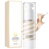 Foundation for Mature Skin,Niacinamide Concealer Two-tone Liquid,Long-lasting Contouring Cream,Foundation Makeup