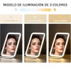 Espejo de Maquillaje, Espejo Cosmético con Iluminación LED Ajustable