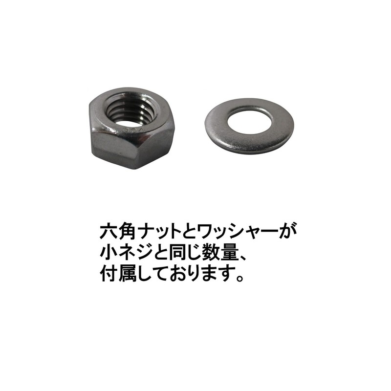 DAIDOHANT 10179255 Ultra Low Head Small Screw Set, with Nuts