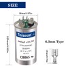 Tnisesm 70+5 uF 70/5 MFD ±6% CBB65 Capacitor Dual Run