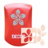 DECOP エンボスパンチ サクラ花ビラ