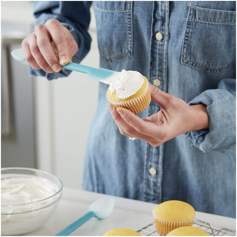 Wilton Versa-Tools Measure and Scrape Spatula Set, Silicone