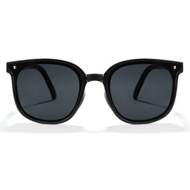 Cyxus Trendy Foldable Folding Sunglasses Women Men Polarized Uv400 Protection Lens Anti Glare Easy Carry Case For Fishing Golf Outdoor Sports 1801B01