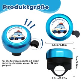 DADAPANGHU Children's Bicycle Bell, Loud Bicycle Bell, Children Boys Girls for Bicycle Balance Bike Scooter Tricycle Mountain Bike Children's Bicycle Bell Girls Boys Many Colours