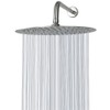 NearMoon Rain Shower Head, Ultra-Thin Design-Pressure Boosting, Awesome Some Experience,
