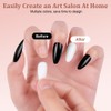 BUTBU Nail Tips, 288PCS Medium Almond False Nails, Press on