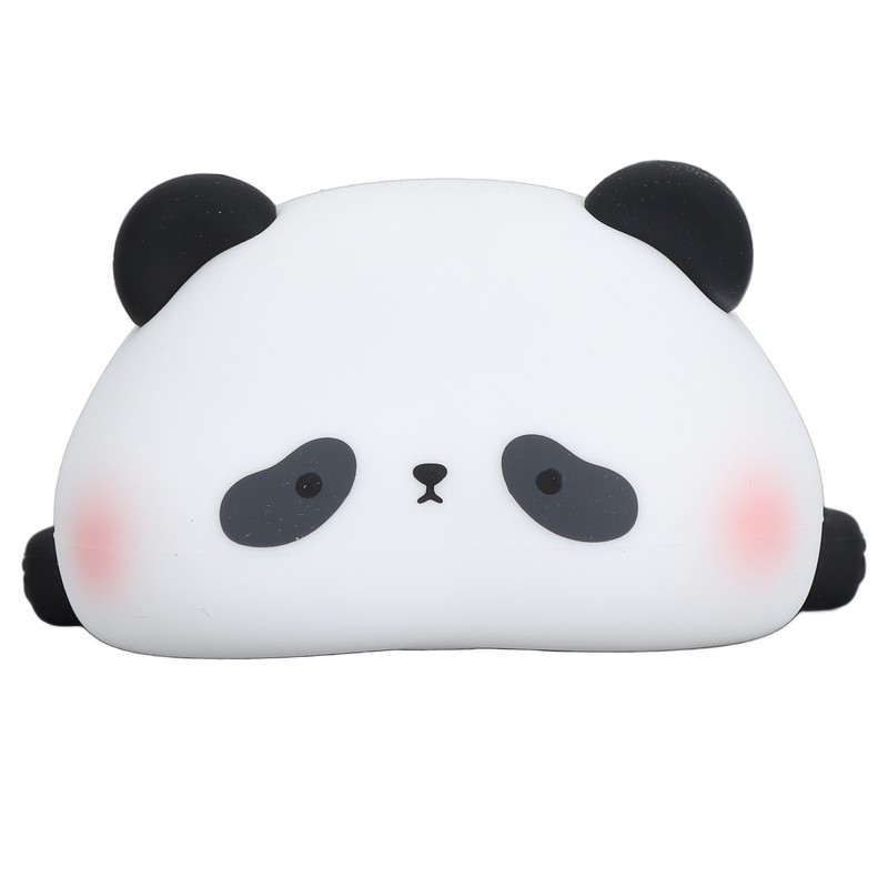 Cute Panda Night Light Silicone Animal Night Lamp USB Rechargeable