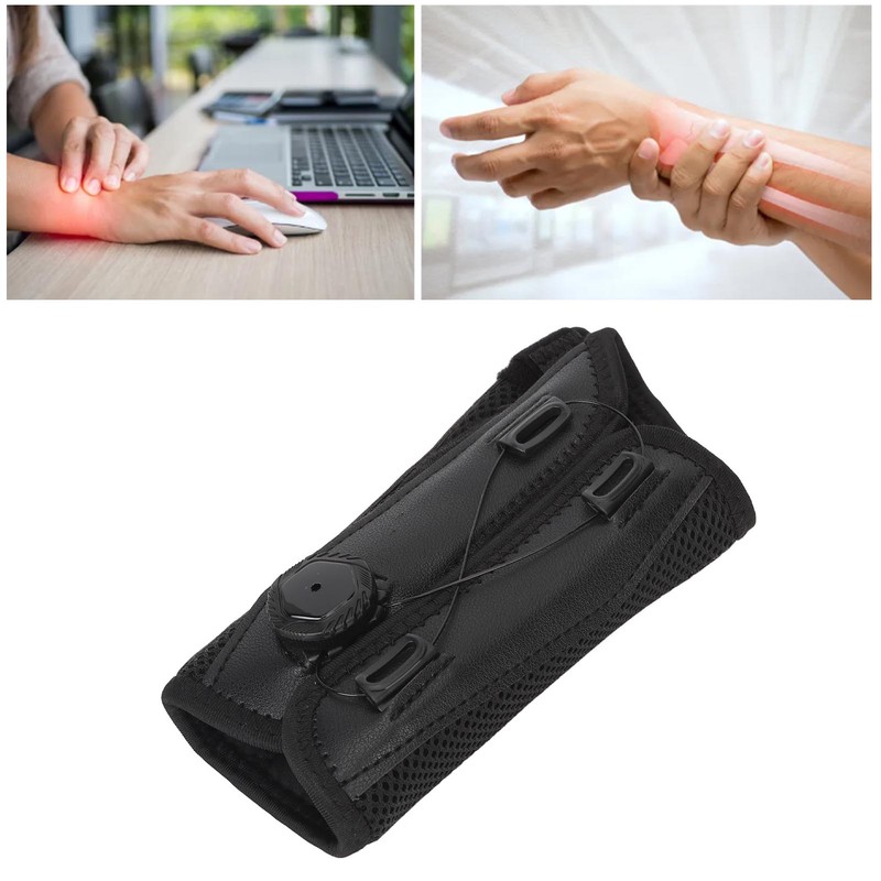 Wrist Brace Knob Adjustable Aluminum Plate Stable Support Comfortable Fabric