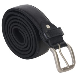 LeatherBoss Money Belt With Zipper Pocket - Size Large 38" - 40" - Black