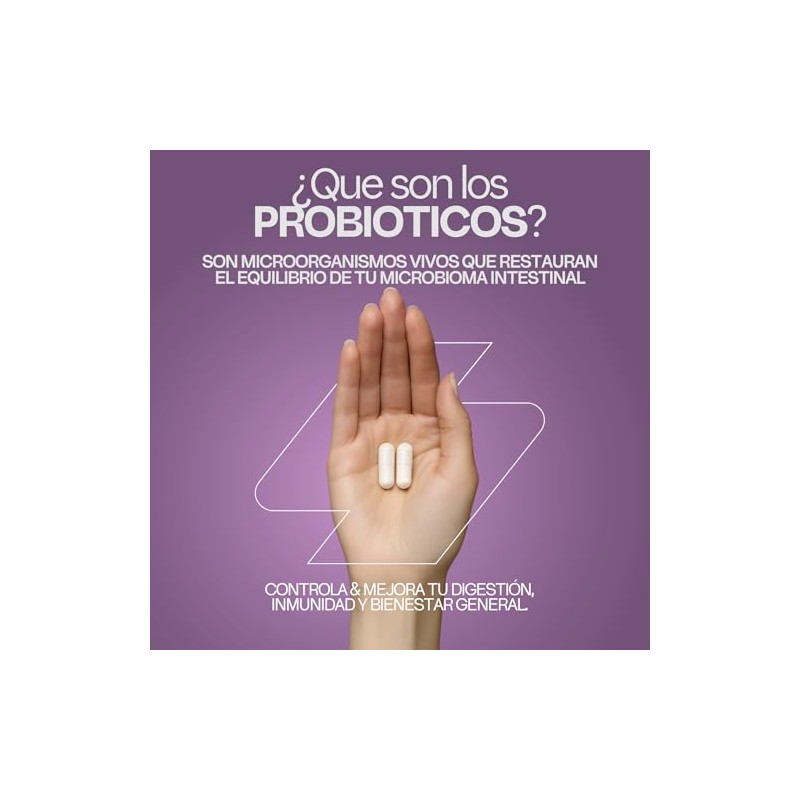 Probioticos Billones Cfu Probióticos Cepas Sistema Immune Digestivo Intestinal Porción