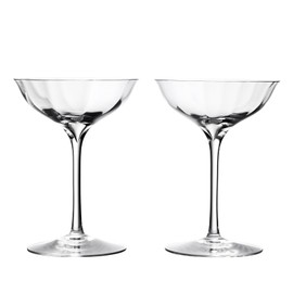 Waterford Elegance Optic Belle Coupe, Pair