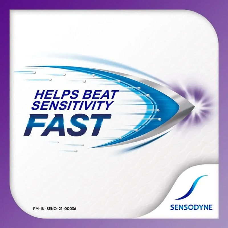 Sensodyne Pasta De Dientes Sensible Alivio Rápido - 80 Gm