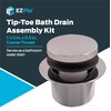 Eastman Tip-Toe Bath Drain Assembly Kit with Flange and Drain