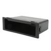 Car Stereo Radio Storage Box Black Large Storage Space Dash
