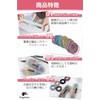 Fogman Hair Clips, Large Capacity, Colorful, Simple, Round, Cute, Set
