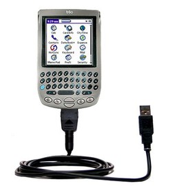 Gomadic Hot Sync and Charge Straight USB Cable for The Palm Palm Treo 90 – Charge and Data Sync with The Same Cable. Built TipExchange Technology