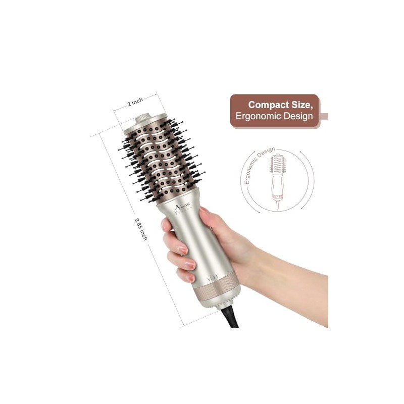Aima Beauty - Cepillo de pelo de doble voltaje, color