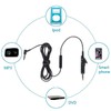 Replacement Extension Audio Cable Cord with Mic Volume Control Fit