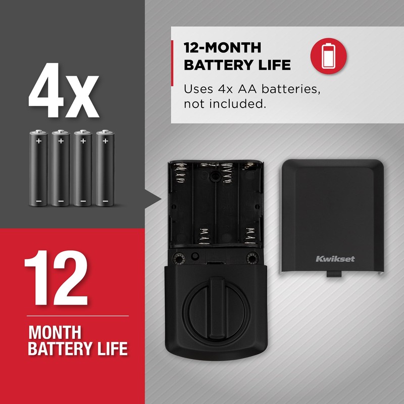 Kwikset SmartCode 270 Keyless Entry Electronic Touchpad Deadbolt Door Lock