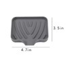 WELANGBN 1 Pack Silicone Soap Dish with Drain, Kitchen Sink