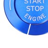 Engine Start Button Cover, 2pcs Engine Start Stop Button Trim