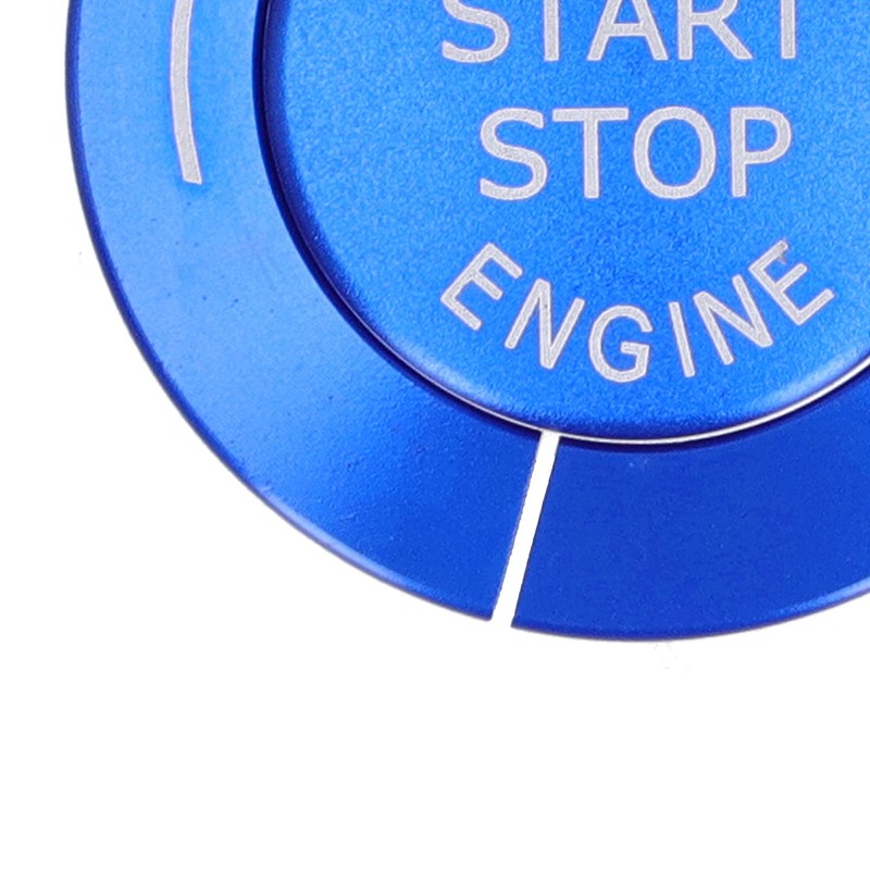 Engine Start Button Cover, 2pcs Engine Start Stop Button Trim