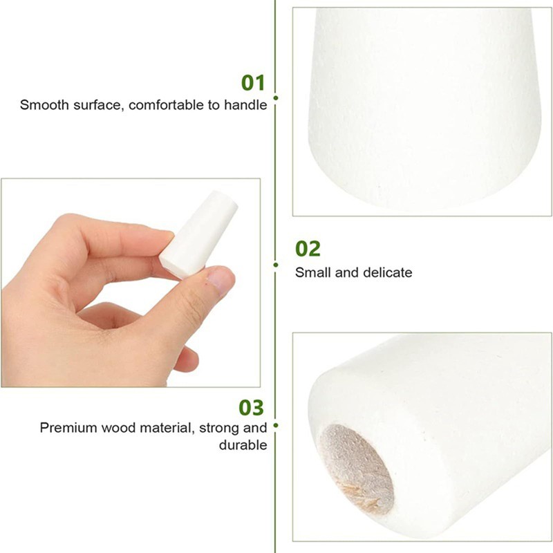 6pcs Blind Pull Cord Ends, Wooden Pull Cord Ends Handle